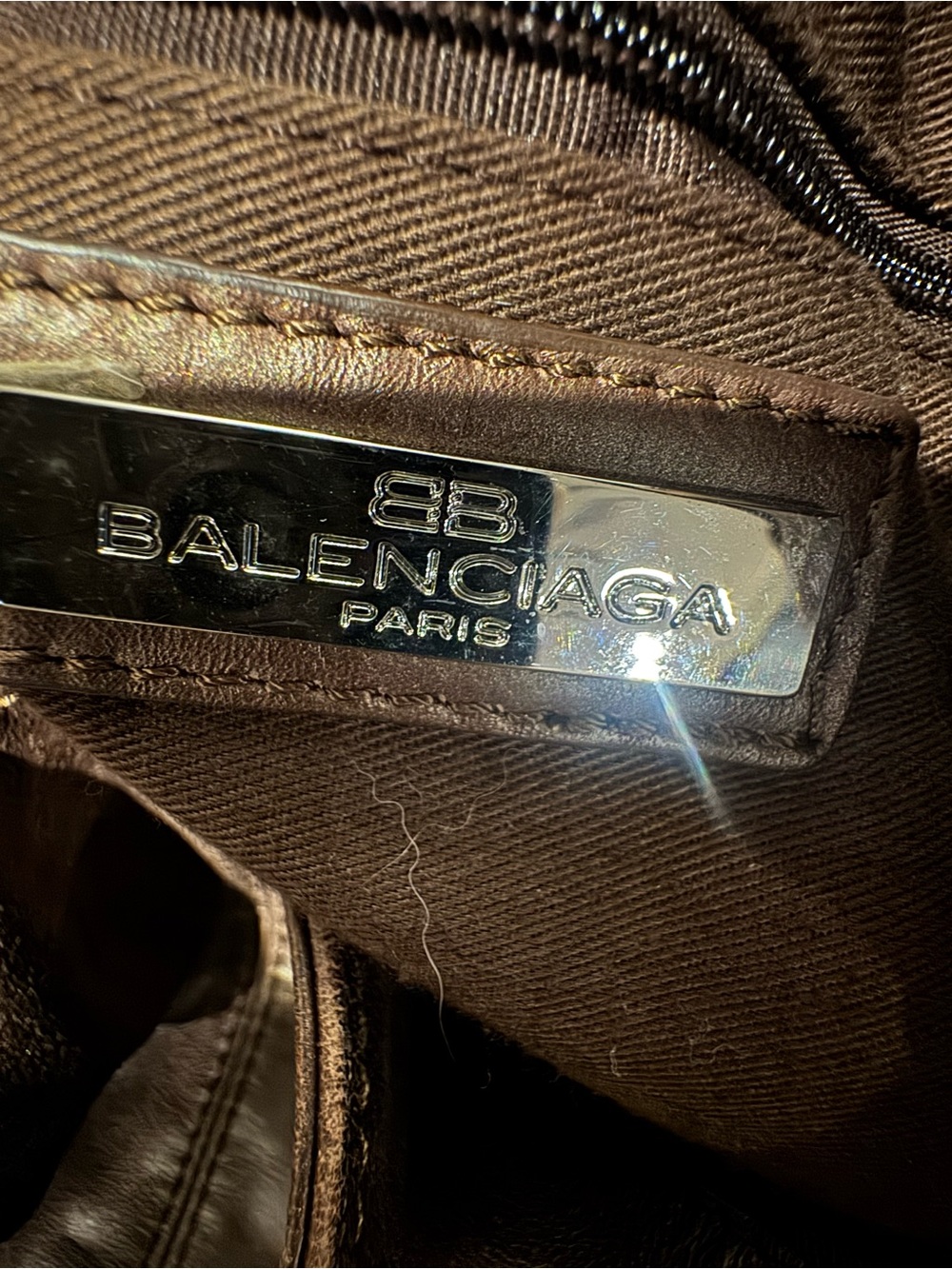 Balenciaga Metallic Bronze Hobo Bag - Picture 6 of 10